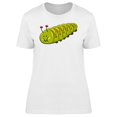 thumbnail image 1 of Lovely Caterpillar Worm Cartoon Tee Women's -Image by Shutterstock, 1 of 2