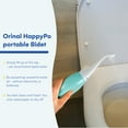 thumbnail image 2 of HappyPo Portable Travel Bidet with Travel Bag, Portable Bidet for Women, White, 2 of 6