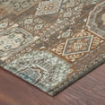 thumbnail image 3 of Addison Rugs Chantille Indoor/Outdoor Traditional Paprika Machine Washable Round Rug, 8' x 8', 3 of 8