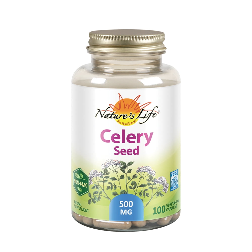 Nature's Life Celery Seed 500 mg Cardiovascular, Circulation and