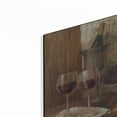 thumbnail image 2 of Luxe Metal Art 'Vintage Wine' by Albena Hristova, Metal Wall Art, 24"x16", 2 of 8