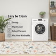 thumbnail image 3 of 4x6 Rug, Bird Rug, Floral Botanical Rugs for Living Room Bedroom, Botanical Flower Carpet, Washable & Non Slip & Soft Low Pile Large Indoor Area Rug, Bird Home Decor & Gifts, 3 of 7