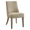 thumbnail image 2 of Chic Modish Dining Side Chair, Ash Gray & Brown, Set of 2, 2 of 2