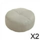 thumbnail image 1 of 2 Cojines Redondos De Suelo Para Meditación, Para Sentarse En El Suelo, Silla, Sofá, Gris Claro, 1 of 8
