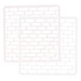 thumbnail image 2 of Plantilla de plantillas de café hechas a mano DIY Strew Pad Duster Spray (18 ladrillos) Ndcxsfigh Para estrenar, 2 of 6