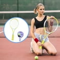 thumbnail image 6 of Vsenkes Tennis Ball Self Practice  Training Lightweight Tool Tennis Racket Tennis er Set for Park Backyard Yellow, 6 of 8