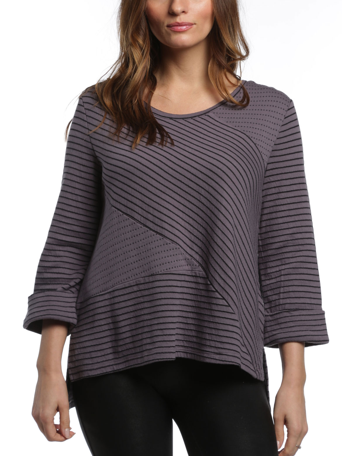 Habitat Habitat Women's Connect The Dots Droptail Boxy Crew Top