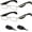 Black-2pc, variant on Foldable Reading Glasses with Anti Blue Light Protection - Portable Progressive Multifocal Lenses, Flip Cover Case, Lightweight Readers for Men & Women, Presbyopia Eyewear