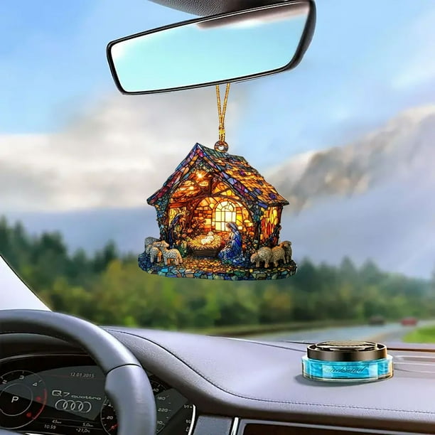 Attrape-soleil En Verre Teinté à Suspendre - Fait à La Main - Imitation