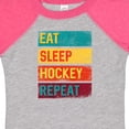 thumbnail image 4 of Inktastic Ice Hockey Eat Sleep Hockey Repeat Boys or Girls Baby Bodysuit, 4 of 5