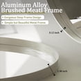 thumbnail image 3 of Anyrose 30" Round Bathroom Mirror Deep Frame Wall Vanity Mirror,Silver, 3 of 5
