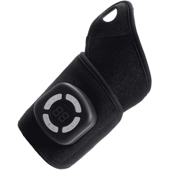 Wrist Massager with Heating & Vibration - Adjustable Air Compression Hand Massager with Remote - USB-C Rechargeable Wrist Wrap with 5 Modes & 3 Heat Settings - Carpal Tunnel Relief Massager