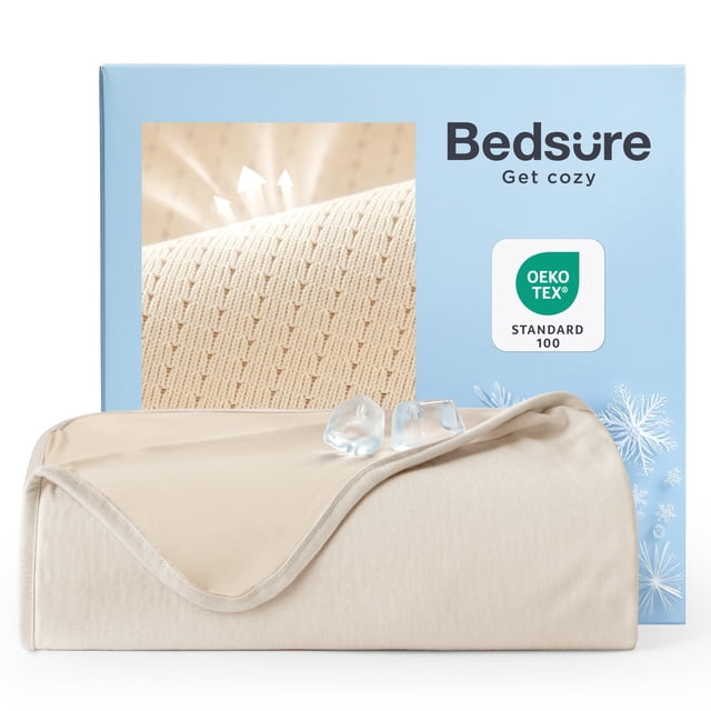 Manta Bedsure Summer Cooling Beige 130 x 180 cm