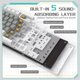 thumbnail image 4 of Teclado mecánico para juegos A.JAZZ AK820 75% USB-C con cable, 4 of 8