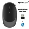 thumbnail image 2 of Wireless Mouse Blueteeth 2.4G Portable Silent Ergonomic Mice For Laptop iPad Tablet Notebook Mobile Phone Office Gaming Mouse, 2 of 10