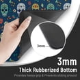 thumbnail image 3 of XMXT Non-Slip Gaming Mouse Pad, Colorful Skull Patterns Mousepad Computer Keyboard Mats Desk Pads Office Decor Accessories, 15.8"x29.5", 3 of 8