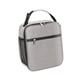 thumbnail image 3 of Bolsa térmica para el almuerzo, lonchera con bolsillo lateral, reutilizable, a prueba de fugas, ideal para viajes, senderismo, playa, camping, niños y Blanco Gris, 3 of 8
