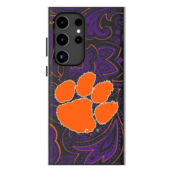 Keyscaper Clemson Tigers Paisley Galaxy Magnetic Bump Case