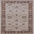 thumbnail image 1 of Ahgly Company Indoor Square Mid-Century Modern Puce Purple Oriental Area Rugs, 6' Square, 1 of 6