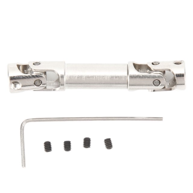 Eje de transmisión central RC de acero, montaje conveniente, ligero y fuerte, reemplazo del eje de transmisión RC para Axial SCX24 1/24