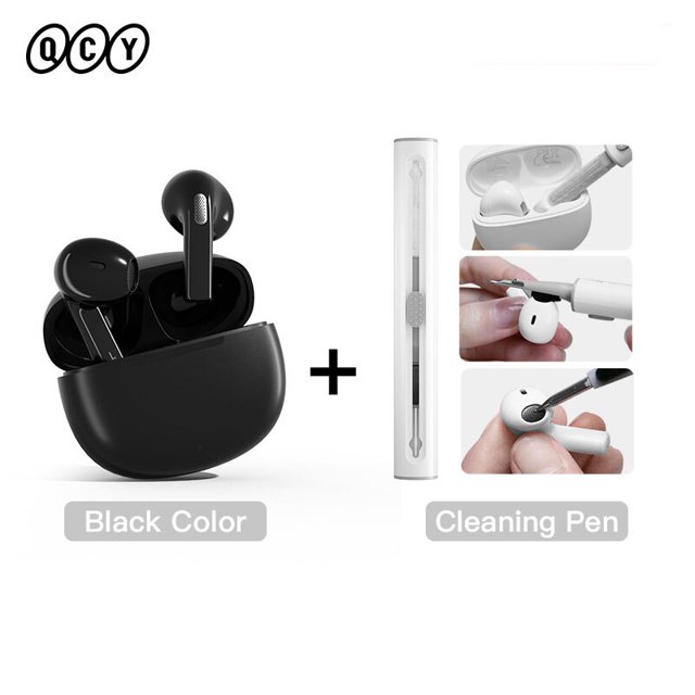 QCY T20 TWS Auriculares inalámbricos Bluetooth 5.3 Auriculares 68ms Baja latencia 13mm Controlador HIFI Auriculares 4 Mics + ENC Auriculares de llamada HD Tan Jianjun unisex