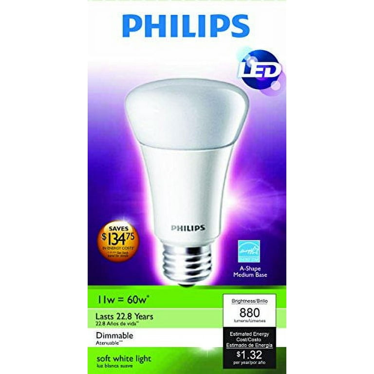 Philips Ampoule LED standard connectée PHILIPS - WIZ - EyeComfort -  dimmable - 13W - 1520 lumens - E27 - 93 pas cher 