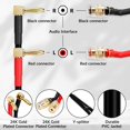 thumbnail image 2 of Cable de altavoz Togconn con conectores tipo banana chapados en oro, 6 pies, 2 of 5