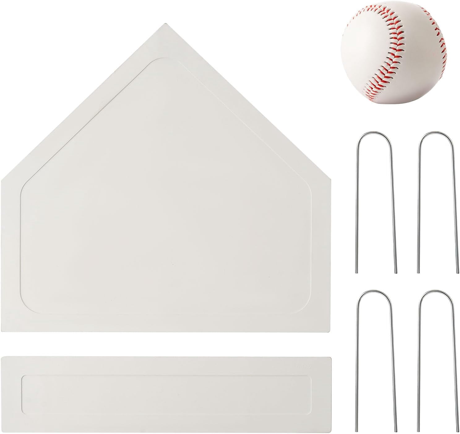 SHZOND 9 Hole Pitching Net Baseball Pitching Target with Strike Zone Pockets, 20 x 30 Inch Adjustable Height Softball Training Aid Equipment for Hitting and Pitching Practice with 4 Ground Stakes