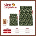 thumbnail image 3 of Pofeuu Camouflage Shark Print Burlap Bags with Drawstrings Drawstring Gift Bags Pouch Bag for Thankgiving Birthday Party Gift Wrapping Treats and Party Favors-Small, 3 of 9