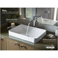 thumbnail image 3 of Kohler K-5373 Vox 22-5/8" Rectangular Vitreous China Vessel Or Drop In Bathroom Sink - Off, 3 of 4