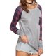 thumbnail image 3 of Jerseys De Manga Larga Con Estampado De Cuadros A Cuadros Para Mujer, Camisetas (M)-125327.02 Tmvgtek Mujer, 3 of 7