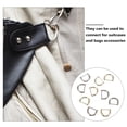 thumbnail image 4 of 10Pcs Bag D-Shaped Rings Metal D Rings Replacement Rings DIY Bag Accessories, 4 of 7