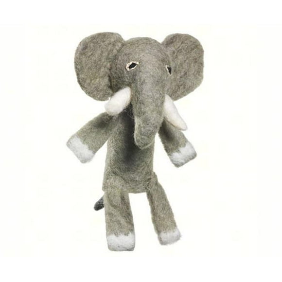 DZI Handmade Designs DZI482002 Elephant Woolie Fingerpuppet Ornament