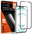 thumbnail image 3 of CoverON For Apple iPhone 14 Ring Case and Screen Protector Temper Glass, Kickstand Rugged Phone Cover - Black, 3 of 11