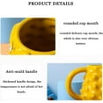 thumbnail image 4 of 14oz Creative 3D Fruit Cup for Men and Women, Durian Shape Mug Gift with Spoon, Novelty Coffee Mug for Coffee Tea Juice Milk Water, Dishwasher and Microwave Safe (Orange), 4 of 7