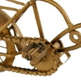 thumbnail image 5 of 11" x 8" Gold Metal Bike Sculpture with Wood Accents, by DecMode, 5 of 9