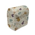 thumbnail image 1 of Nature Art Stand Mixer Cover, Animals Theme Colorful Frogs Pattern Plants Like Leaves and Branches Motifs, Kitchen Appliance Organizer Bag Cover with Pockets, 5 Quarts, Multicolor, by Ambesonne, 1 of 4