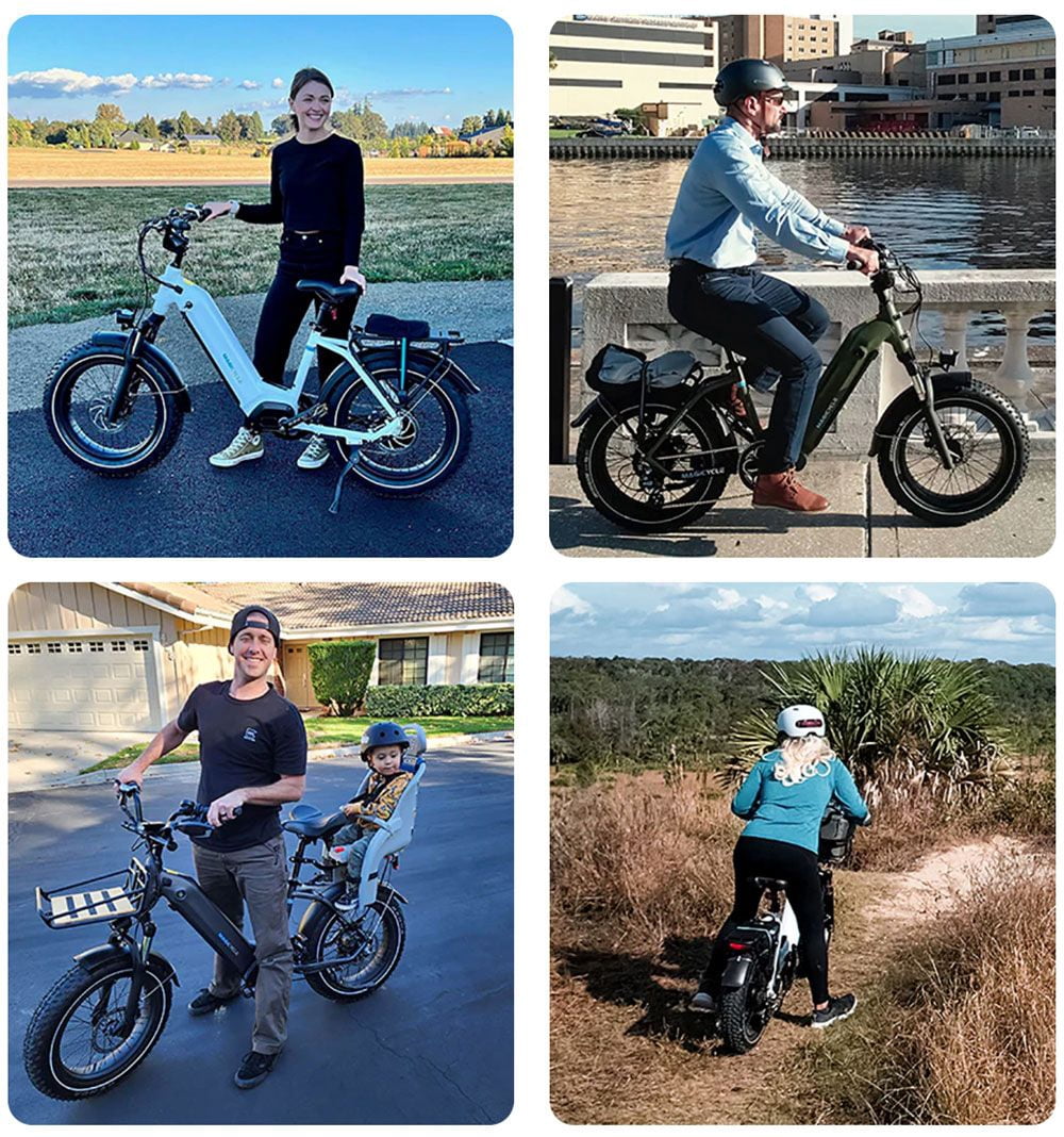 Magicycle Ocelot Pro 2.0 Electric Bike, 750W Motor, 52V 20Ah Battery, 20In Fat Tires, 28mph, 100 Miles , Torque Sensor, Hydraulic Disc Brakes, Hydraulic Lockout Suspension Fork, Shimano 7 speed
