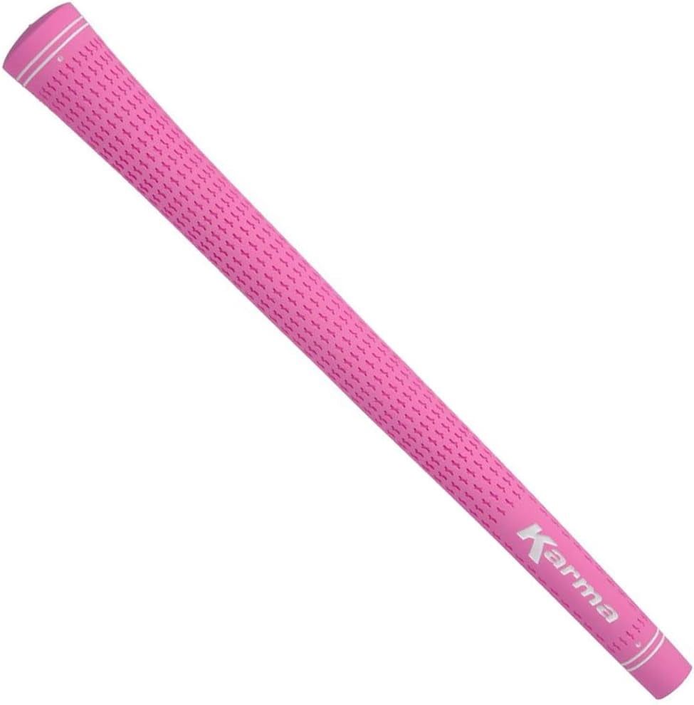 Karma Velour Pink Undersize Golf Grips, 13 Piece Set with 13 Tape Strips