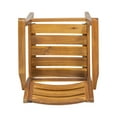 thumbnail image 6 of GDF Studio Dowber Outdoor Acacia Wood 5 Piece Dining Set, Teak, 6 of 14