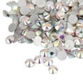 thumbnail image 4 of Maytalsory Sparkling White Glass Crystal Round Flat Back Rhinestones SS20 1400 Pcs, 4 of 6
