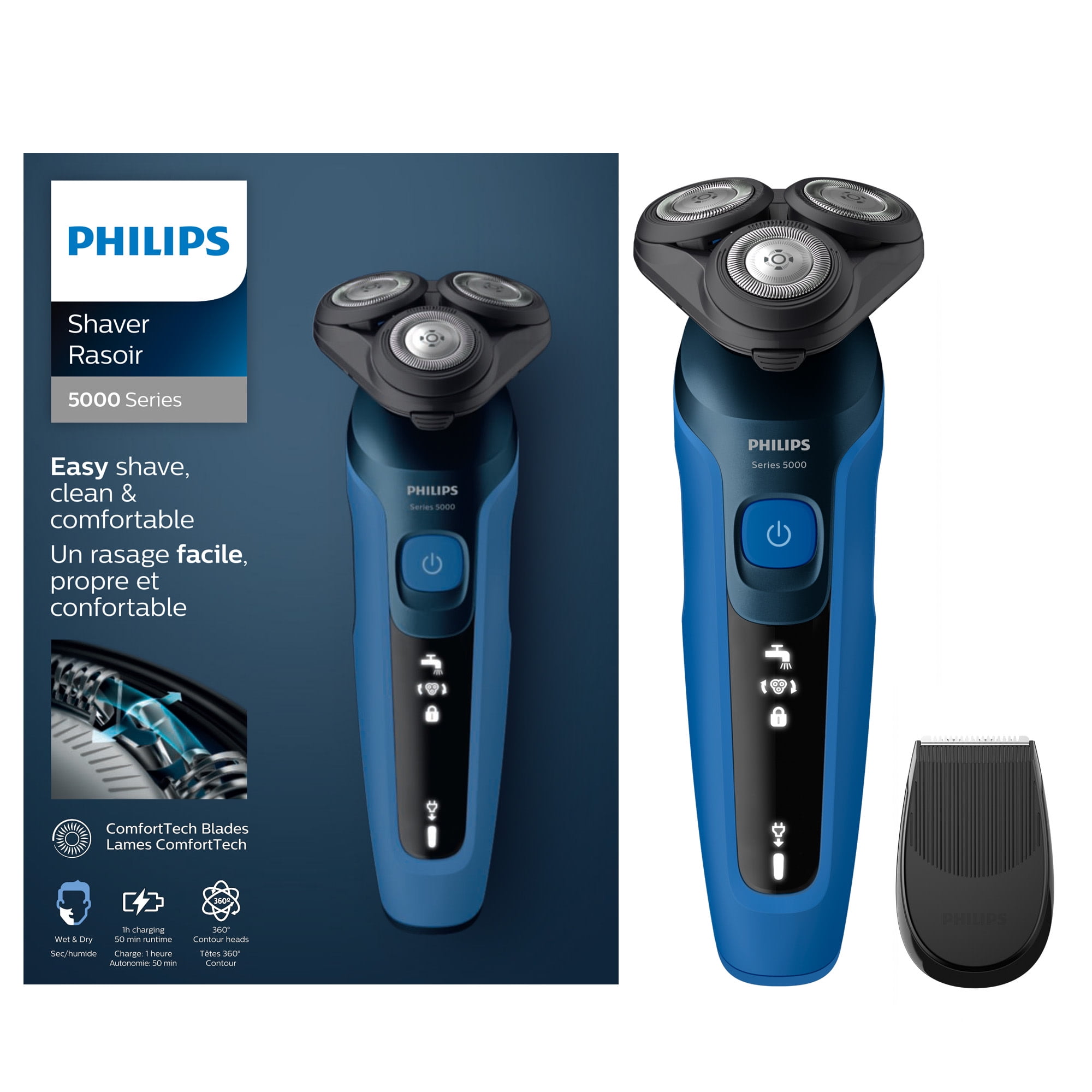 Philips Series 5000, Wet & Dry Electric Shaver, S5466 - Walmart.ca