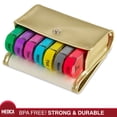 thumbnail image 4 of MEDca Weekly Pill Organizer Wallet - 2 Pack, Compact Travel Pill Case, 4 of 5