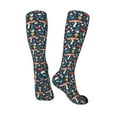 thumbnail image 4 of Haiem Colorful Mushrooms Socks, Funny Novelty Crazy Design Cotton Socks Sports Socks Knee High Socks For Men, Women,1Pairs - Gift For Working Friends, 4 of 9