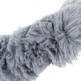 thumbnail image 4 of Unique Bargains Universal Winter Warm Faux Fur Car Steering Wheel Cover with Handbrake Cover Gear Shift Cover Set Gray, 4 of 5