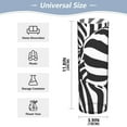 thumbnail image 3 of Zebra Stripe Flower Vase 11.8x3.9 inch Vases Clear Non Breakable Plastic for Modern Home Wedding Decor, 3 of 6