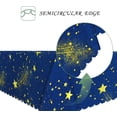 thumbnail image 2 of 60x84 Inch Fantasy Rectangular Tablecloth Dreamy Starry Sky Dark Blue Table Cloth Washable Durable Table Cover for Children''s Room Bedroom Patio Barbecue Outdoor Camping, 2 of 5