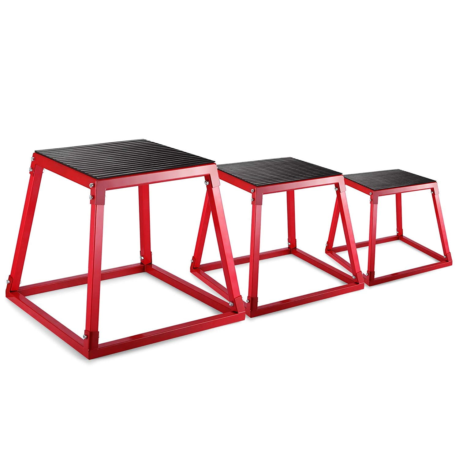 BestEquip Plyometric Boxes 12 Inch 18 Inch 24 Inch Plyometric Platform