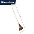 thumbnail image 5 of Kings County Tools 57” Outdoor Broom with 12” Wide Natural Bristle Brush, 5 of 6