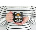thumbnail image 2 of Cheers and Beers to 40 Years, 40th Birthday Party, Black 11oz Ceramic Mug, 2 of 5